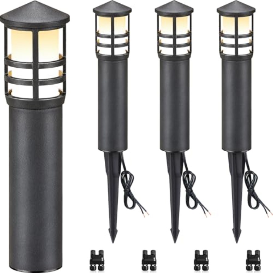4-Pack Low Voltage Pathway Lig - Outdoor Lighting Voltage 评论和价格