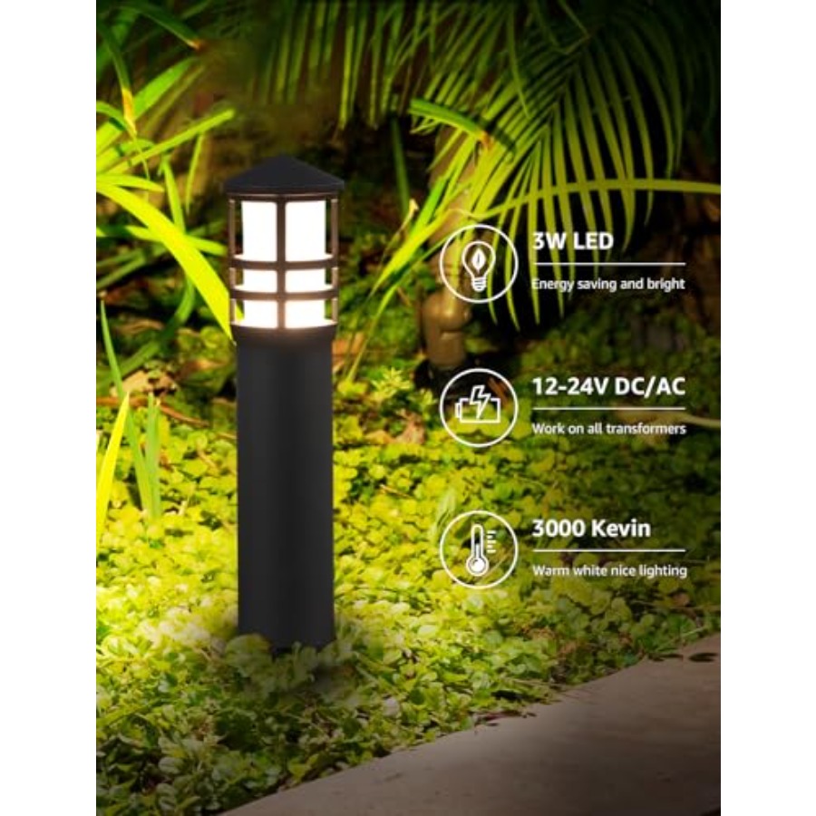4-Pack Low Voltage Pathway Lig - Outdoor Lighting Voltage 评论和价格