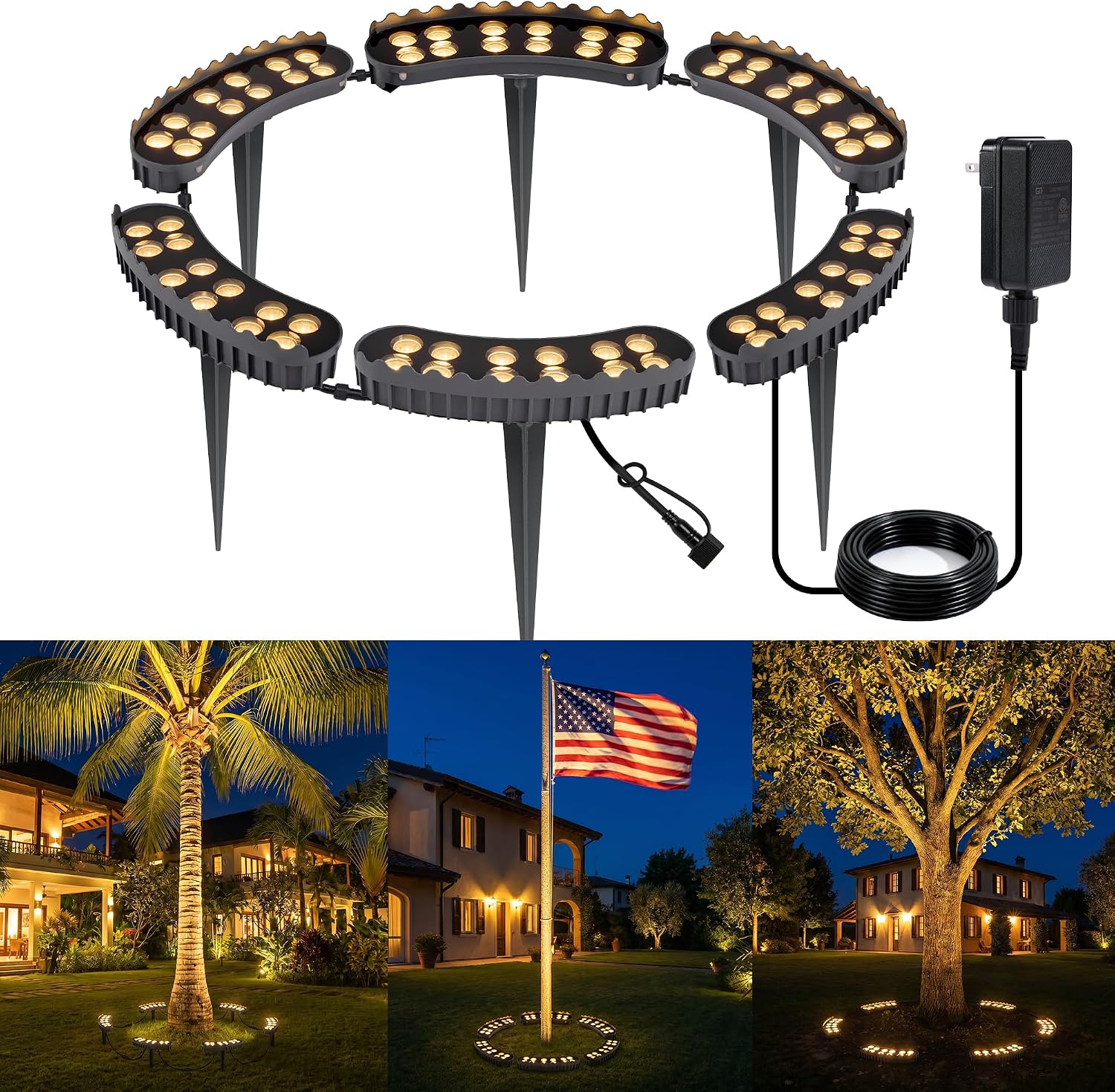 Outdoor Ring Tree Lights 6 Pac - Outdoor Lighting Voltage 评论和价格