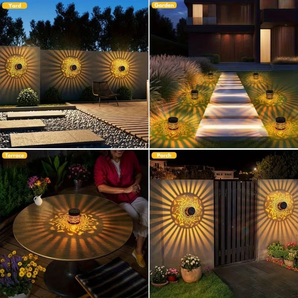 Sunflower Mandala Solar Wall L - Solar Wall Sconce 评论和价格