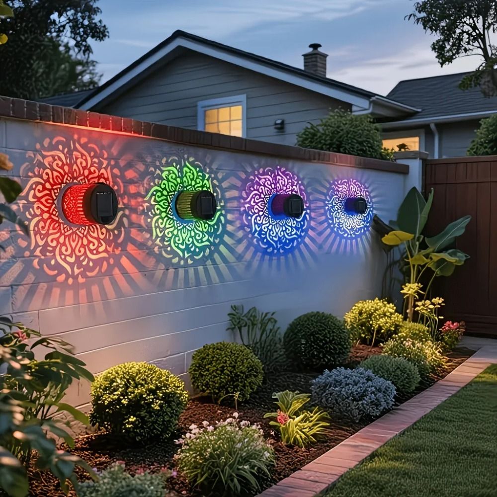 Sunflower Mandala Solar Wall L - Solar Wall Sconce 评论和价格