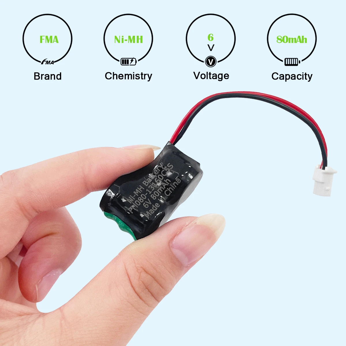 Ni-MH Rechargeable Battery 6V  - Fire Torch Solar 评论和价格