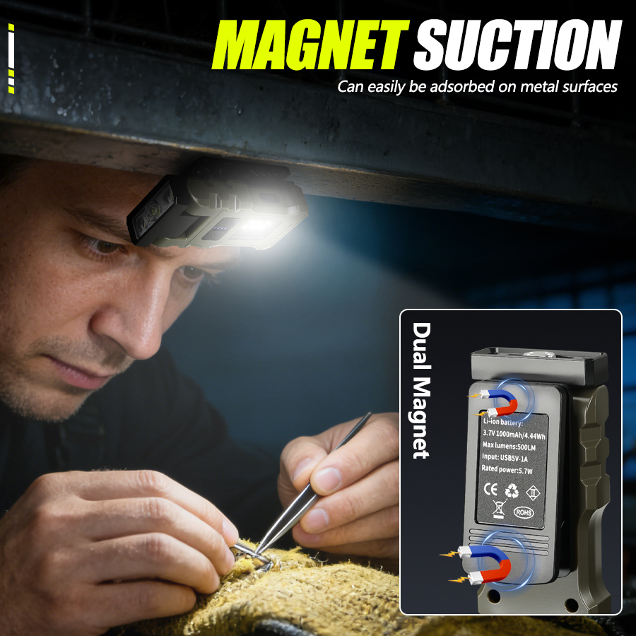 400LM USB C Headlamp,Magnetic  - Outdoor Lighting Diy 评论和价格