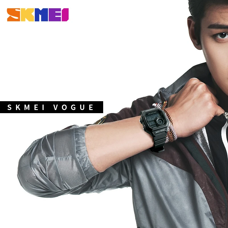 Skmei  Fashion Men PU Strap Mu - Outdoor Lighting Zones 评论和价格