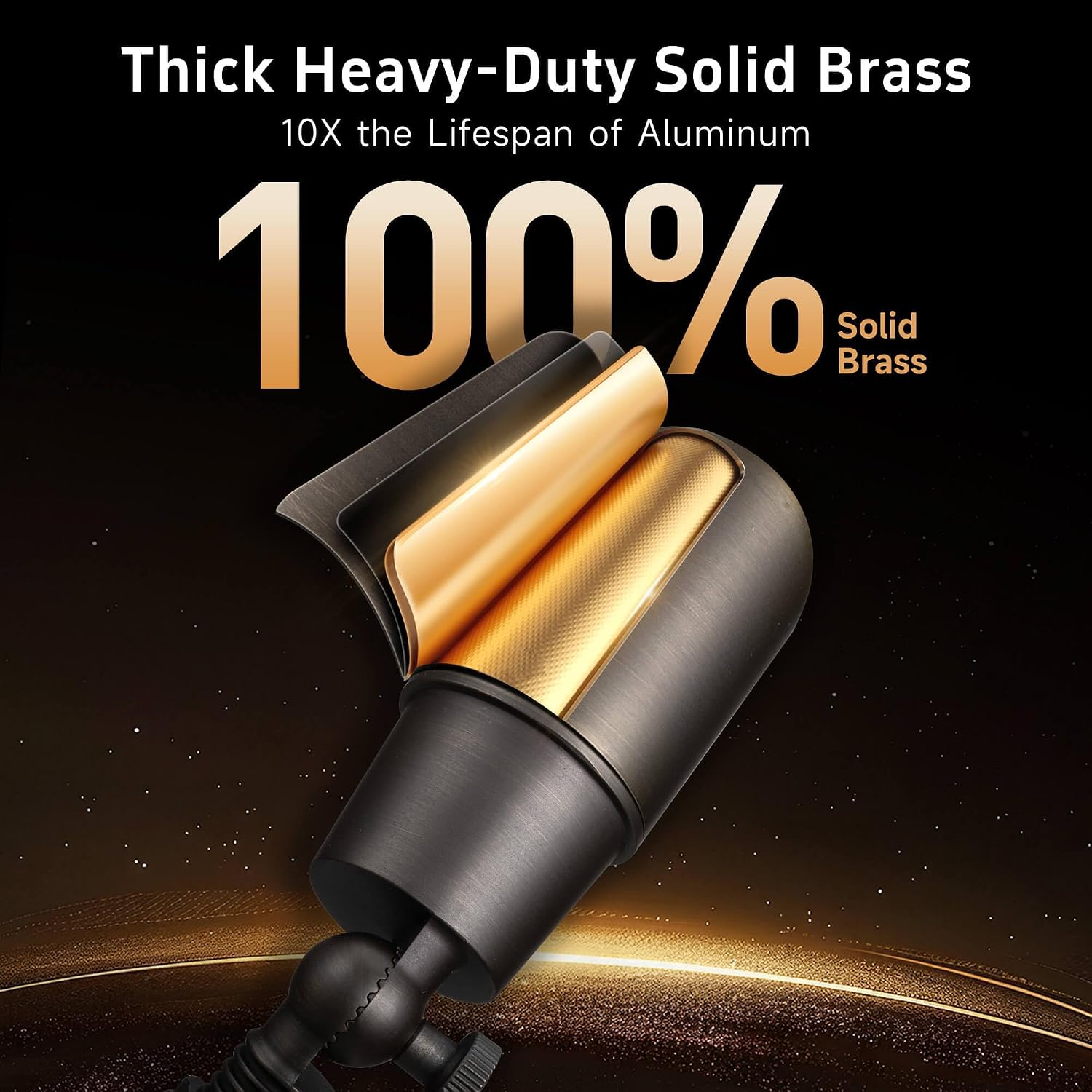 Brass Landscape Lighting Outdo - Outdoor Lighting Voltage 评论和价格